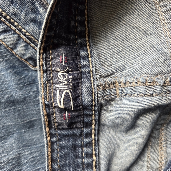 Mens Silver Jeans - Picture 2 of 5